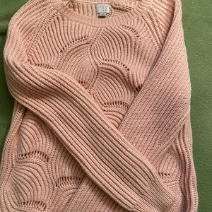Soft pink sweater